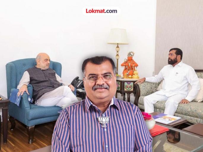 BJP state president Ravindra Chavan complaint; What happened in the Amit Shah-Eknath Shinde meeting? | अमित शाह आणि एकनाथ शिंदेंमध्ये ५० मिनिटे बैठक; रवींद्र चव्हाणांबाबत तक्रारीचा सूर, काय घडलं?