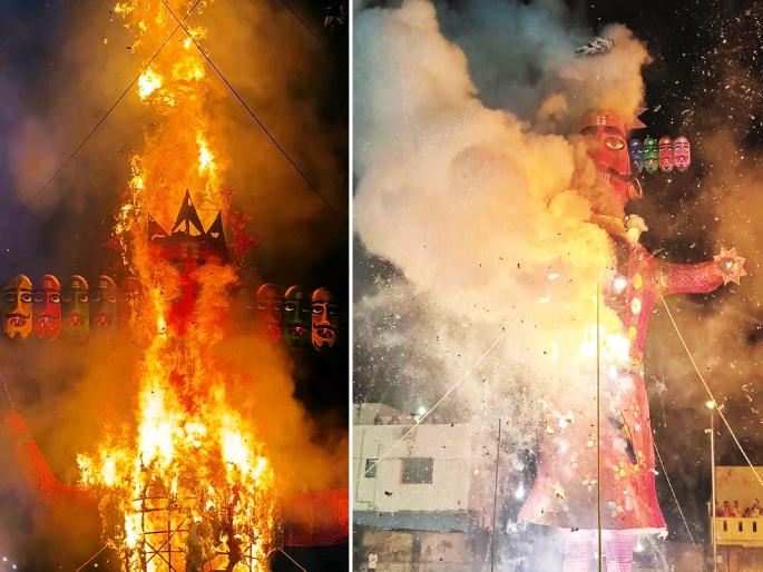 Many looted the cultural gold in Chhatrapati Sambhajinagar; Ravana burnt at five places including Ramlila Maidan | छत्रपती संभाजीनगरात अनेकांनी लुटले संस्कृतीचे सोने; रामलीला मैदानासह पाच ठिकाणी रावणदहन
