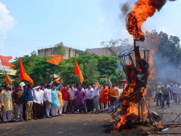 RAVAN combustion, apply atrocity! | रावण दहन केल्यास अ‍ॅट्रॉसिटी लावा!