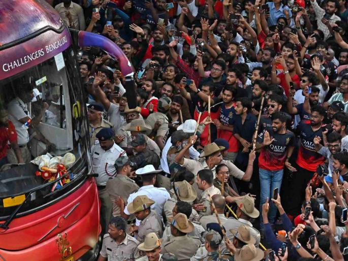 bengaluru stampede karnataka govt blames rcb bcci responsible court statement | 'अख्ख्या जगाला बोलवलं, एक तास आधी पत्र दिलं..'; कर्नाटक सरकारने RCB-BCCI वर फोडलं खापर
