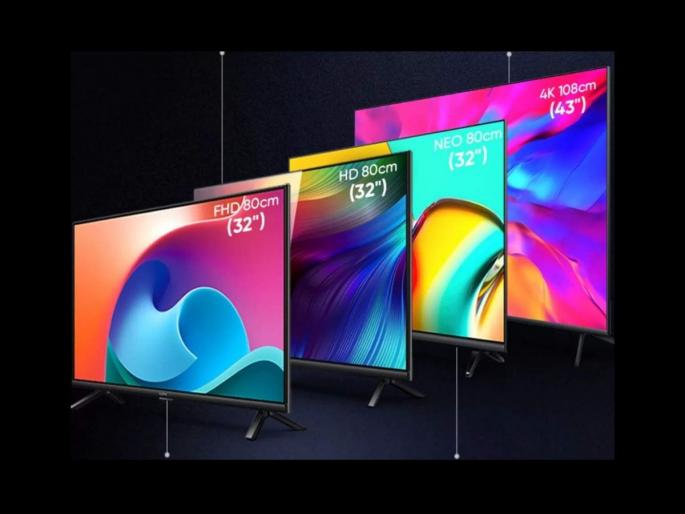 Realme Smart TV Available With Huge Discount Till 11th March | Smart TV चा स्टॉक संपवण्यासाठी डिस्काउंट आणि ऑफर; 14 हजार रुपयांपासून किंमत सुरु  Realme Smart TV Available With Huge Discount Till 11th March | Smart TV चा स्टॉक संपवण्यासाठी डिस्काउंट आणि ऑफर; 14 हजार रुपयांपासून किंमत सुरु