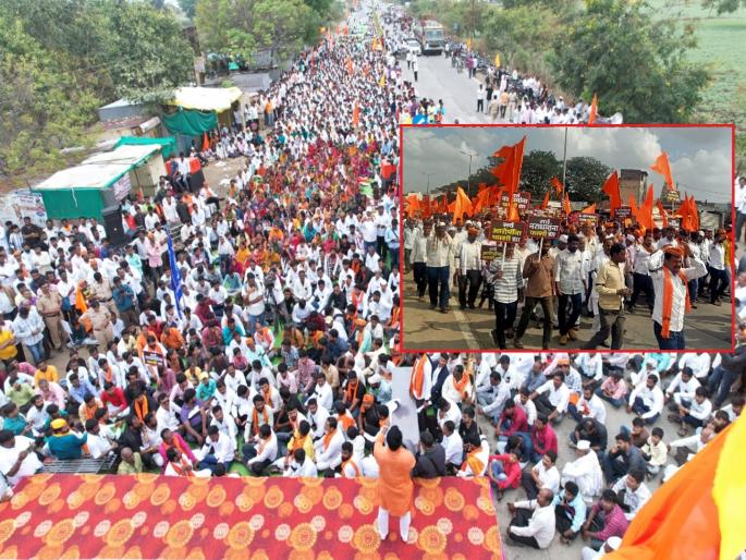 Protest march in Renapur for justice for the family of Sarpanch Santosh Deshmukh | आरोपींना फाशी द्या! सरपंच देशमुख यांच्या कुटुंबियांच्या न्यायासाठी रेणापुरात आक्रोश मोर्चा