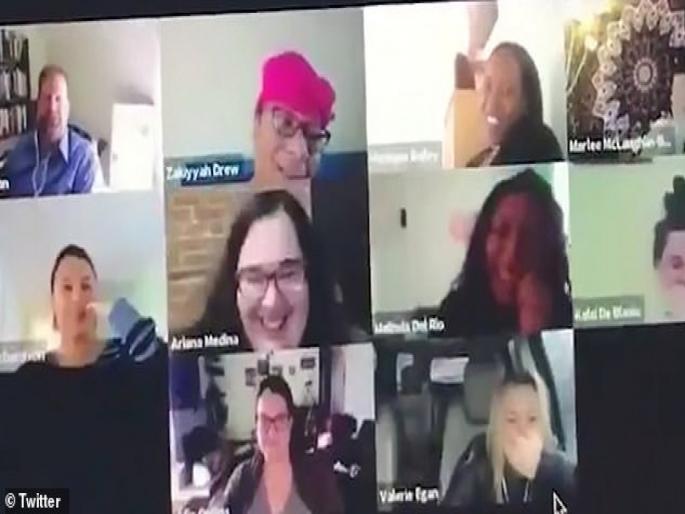 Video : Woman On Conference Call Forgets To Turn Off Cam While In The Loo api | वर्क फ्रॉम होम : चुकून व्हिडीओ कॉन्फरन्सिंगचा कॅमेरा सुरु राहिला अन् ती बाथरूममध्ये गेली... Video : Woman On Conference Call Forgets To Turn Off Cam While In The Loo api | वर्क फ्रॉम होम : चुकून व्हिडीओ कॉन्फरन्सिंगचा कॅमेरा सुरु राहिला अन् ती बाथरूममध्ये गेली...