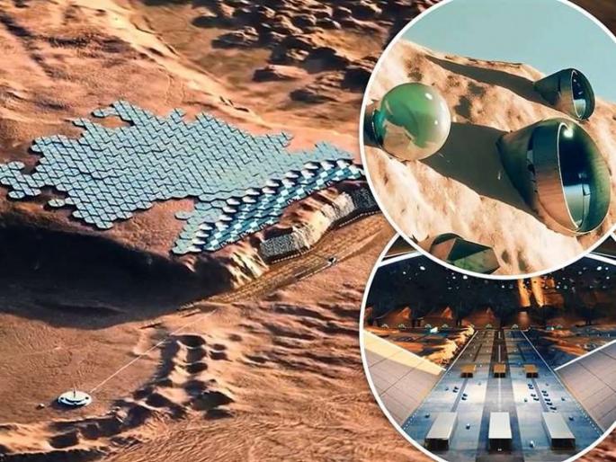 Plans for the first sustainable city on Mars unveiled | मंगळ ग्रहावर अडीच लाख लोक कसे राहतील आणि कशी असतील घरे? डिझाइन स्टुडिओने शेअर केला प्लॅन! Plans for the first sustainable city on Mars unveiled | मंगळ ग्रहावर अडीच लाख लोक कसे राहतील आणि कशी असतील घरे? डिझाइन स्टुडिओने शेअर केला प्लॅन!