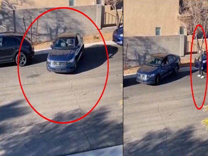 Car parking video viral funny video of car parking seen more than 21 millions times | कार पार्क करताना घामाघूम झाली तरूणी, शेवटी झालं असं काही - व्हिडीओने घातला धुमाकूळ! Car parking video viral funny video of car parking seen more than 21 millions times | कार पार्क करताना घामाघूम झाली तरूणी, शेवटी झालं असं काही - व्हिडीओने घातला धुमाकूळ!