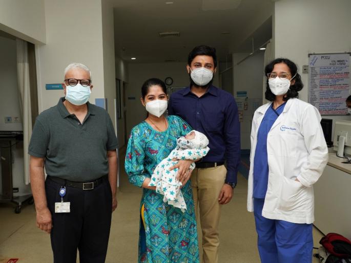 One month old baby with heart defect defeat corona virus | जे बात! हृदयामध्ये गंभीर बिघाडामुळे आजारी असलेल्या दोन महिन्यांच्या बाळाने कोविड-१९ वर केली मात