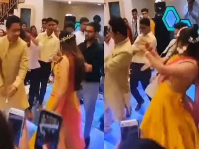 bride and devar dancing in wedding video goes viral on social media | लग्नमंडपातच नवरी नवरा सोडून करतेय दुसऱ्यासोबतच डान्स....कोण आहे हा? पाहा bride and devar dancing in wedding video goes viral on social media | लग्नमंडपातच नवरी नवरा सोडून करतेय दुसऱ्यासोबतच डान्स....कोण आहे हा? पाहा