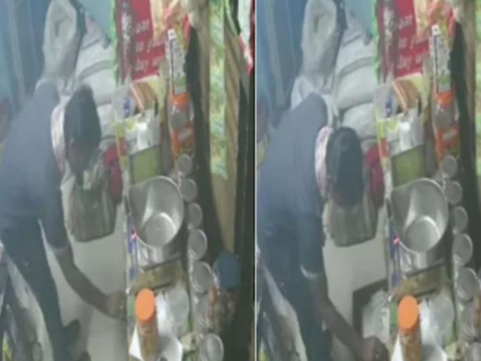 thief stole money twice in shop, funny video goes viral | चोरी केली, पळून गेला, पुन्हा परत आला, एका मिनिटात यानं जे केलं ते पाहुन लोक म्हणाली... अरे आवरा याला! thief stole money twice in shop, funny video goes viral | चोरी केली, पळून गेला, पुन्हा परत आला, एका मिनिटात यानं जे केलं ते पाहुन लोक म्हणाली... अरे आवरा याला!