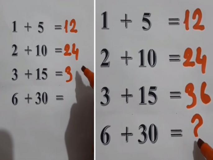 Can you tell the correct answer asks in the video 99 percent people failed | तुम्ही गणितात मास्टर असाल तर द्या प्रश्नाचं उत्तर, व्हिडीओ बघून डोकं खाजवू लागले लोक! Can you tell the correct answer asks in the video 99 percent people failed | तुम्ही गणितात मास्टर असाल तर द्या प्रश्नाचं उत्तर, व्हिडीओ बघून डोकं खाजवू लागले लोक!