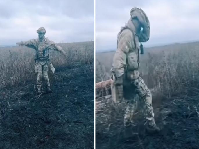 Ukrainian soldier made a video to tell family that he is alive | VIDEO : यूक्रेनच्या सैनिकाने दिला जिवंत असल्याचा पुरावा, युद्धादरम्यान मुलीसाठी केला 'मून वॉक' Ukrainian soldier made a video to tell family that he is alive | VIDEO : यूक्रेनच्या सैनिकाने दिला जिवंत असल्याचा पुरावा, युद्धादरम्यान मुलीसाठी केला 'मून वॉक'