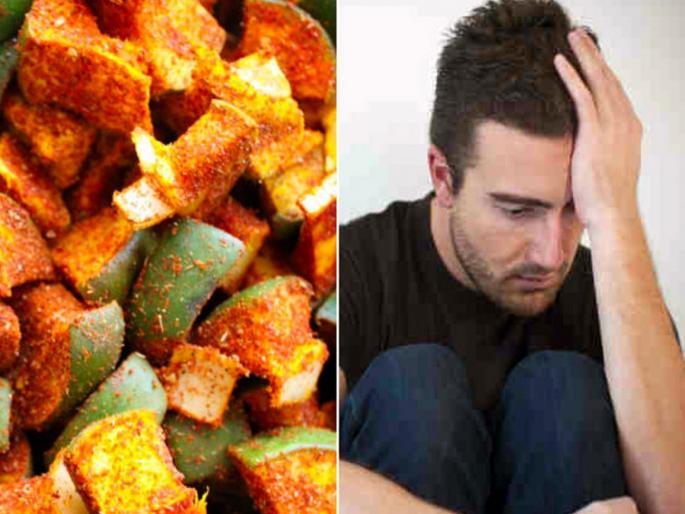 Health Tips : Why should men not eat more pickles know truth about impotence also erectile dysfunction | पुरूषांनी जास्त लोणचं का खाऊ नये? धोका वाढण्याआधी जाणून घ्या सत्य.. Health Tips : Why should men not eat more pickles know truth about impotence also erectile dysfunction | पुरूषांनी जास्त लोणचं का खाऊ नये? धोका वाढण्याआधी जाणून घ्या सत्य..