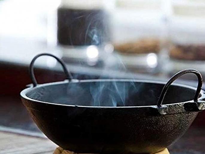 Reasons why we should avoid to eat food in an iron kadai or pan | लोखंडी कढईत जेवण न करण्याचा का दिला जातो सल्ला? जाणून घ्या वैज्ञानिक कारण... Reasons why we should avoid to eat food in an iron kadai or pan | लोखंडी कढईत जेवण न करण्याचा का दिला जातो सल्ला? जाणून घ्या वैज्ञानिक कारण...