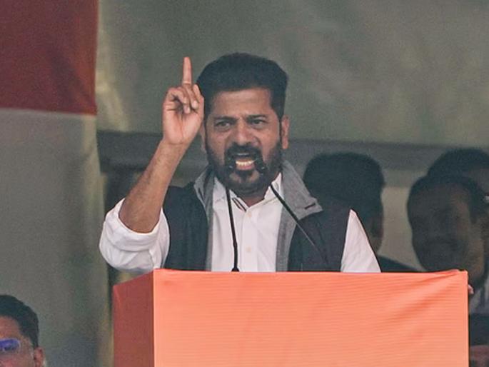 Revanth Reddy roars from Ramlila Maidan says Become a soldier of Rahul Gandhi and fight against Modi | "राहुल गांधींचे सैनिक बणून मोदींविरोधात...!" रामलीला मैदानावरून रेवंत रेड्डीची गर्जना Revanth Reddy roars from Ramlila Maidan says Become a soldier of Rahul Gandhi and fight against Modi | "राहुल गांधींचे सैनिक बणून मोदींविरोधात...!" रामलीला मैदानावरून रेवंत रेड्डीची गर्जना