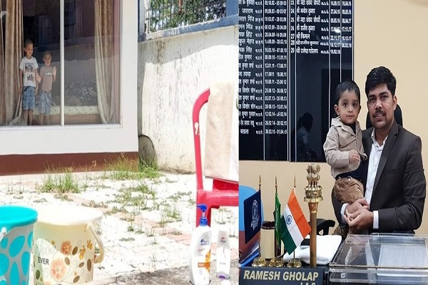 Coronavirus: Dadda, when is this Corona going to go? son questioned to the collector's father of kodrama MMG | Coronavirus: डॅड्डा, कधी जाणार हा कोरोना? चिमुकल्यांच्या प्रश्नाने जिल्हाधिकारी 'बाप'माणूस गहिवरला Coronavirus: Dadda, when is this Corona going to go? son questioned to the collector's father of kodrama MMG | Coronavirus: डॅड्डा, कधी जाणार हा कोरोना? चिमुकल्यांच्या प्रश्नाने जिल्हाधिकारी 'बाप'माणूस गहिवरला