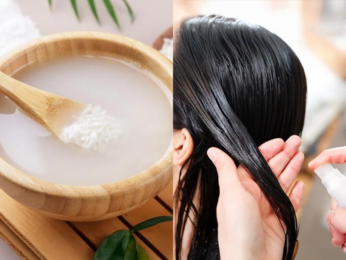 How to use rice water properly for smooth silky hair Common mistakes while using rice water on hair Korean beauty hair hacks | कोरियन सिल्की केसांसाठी तांदळाचं पाणी भसाभस लावताय? आवरा, ‘असं’ लावलं तरच होईल फायदा