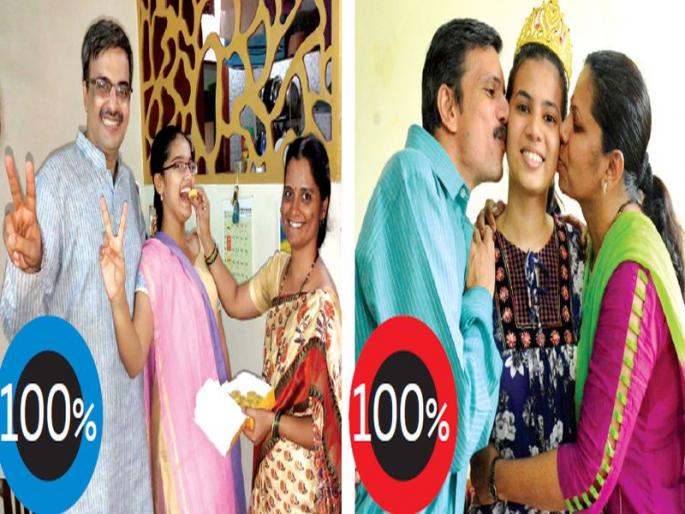 Hundred times 'gold'; Dombivali's Shrutiika, Riddhi 100% marks | शंभरनंबरी ‘सोनं’; डोंबिवलीच्या श्रुतिका, रिद्धी यांना १०० टक्के गुण  Hundred times 'gold'; Dombivali's Shrutiika, Riddhi 100% marks | शंभरनंबरी ‘सोनं’; डोंबिवलीच्या श्रुतिका, रिद्धी यांना १०० टक्के गुण