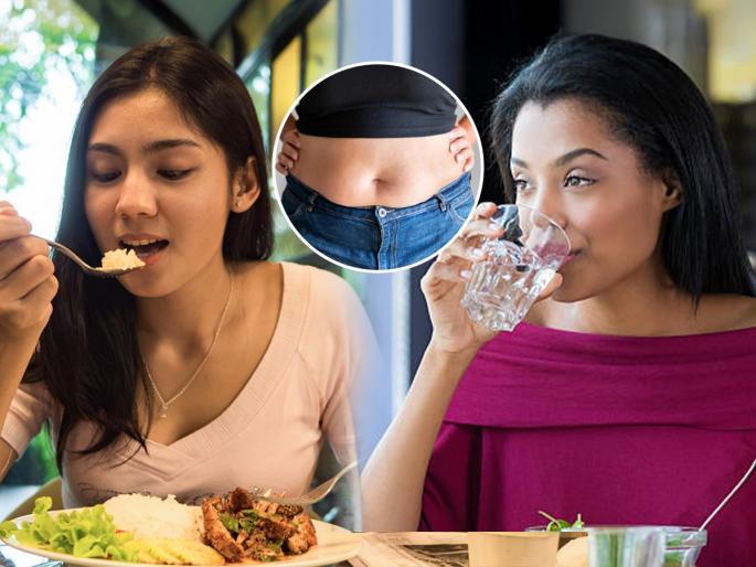 Drinking water right after meals can harm digestion, know the right time to drink right time to drink water after meals drinking water after meals | जेवताना पाणी प्यावे की जेवल्यानंतर? पोषणतज्ज्ञ सांगतात, चांगल्या पचनासाठी पाणी पिण्याची योग्य वेळ कोणती...