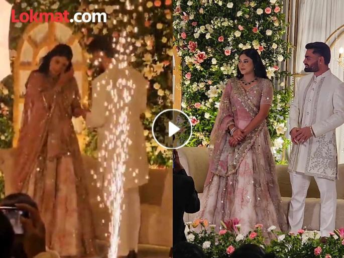 Priya Saroj Rinku Singh: Priya Saroj bursts into tears as Rinku puts on the ring; Watch the video from the engagement party | Priya Saroj Rinku Singh: रिंकूने अंगठी घालताच प्रिया सरोज यांना अश्रू अनावर; बघा साखरपुड्यातील व्हिडीओ
