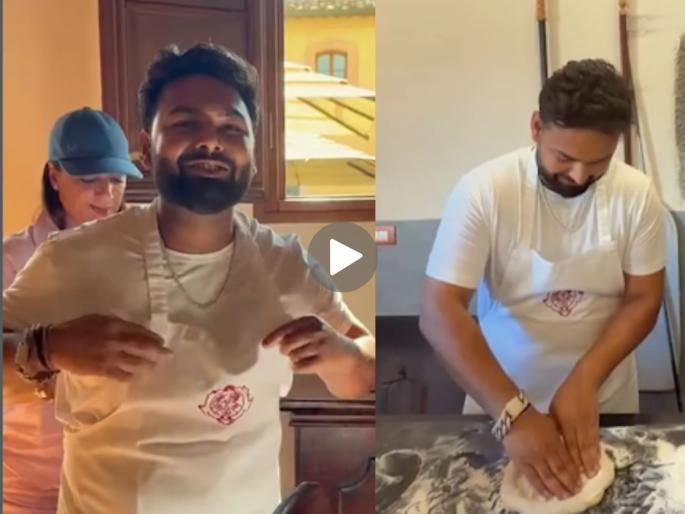 Rishabh Pant Cook Pizza With A Broken Foot Recipes Video Goes Viral | 'मोडक्या पायासह मी इथं हात आजमावू शकतो...' पंतनं शेअर केलेल्या Pizza रेसिपीवर नेटकरी झाले फिदा