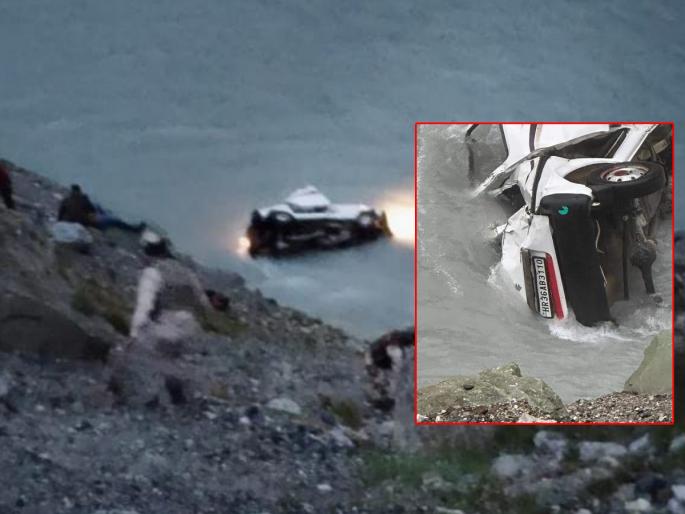 Road accident in Jammu and Kashmir's Ganderbal district leaves 8 CRPF personnel injured, know here details | मोठी बातमी! CRPF जवानांना घेऊन जाणारी गाडी नदीत कोसळली; ८ जण जखमी