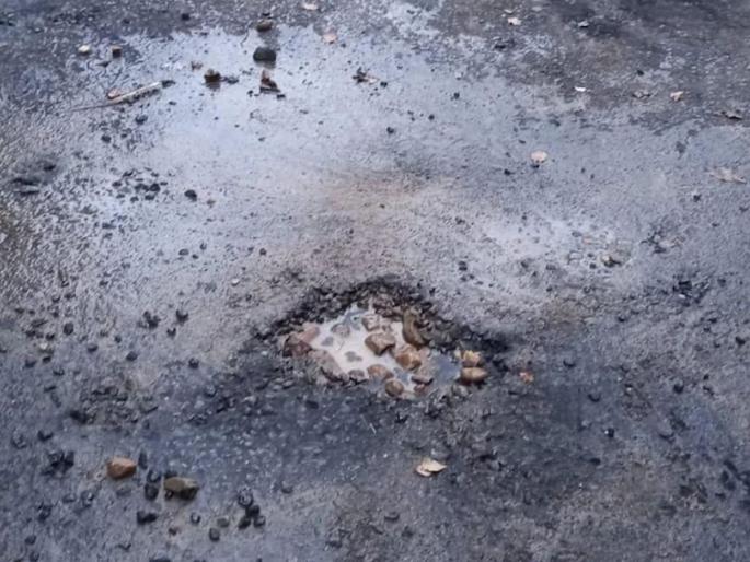 bijnor road corruption inauguration ceremony coconut not broken bjp mla viral video | उद्घाटनासाठी भाजप आमदार नारळ फोडायला गेल्या, नारळ तसाच राहिला, रस्ता उखडला