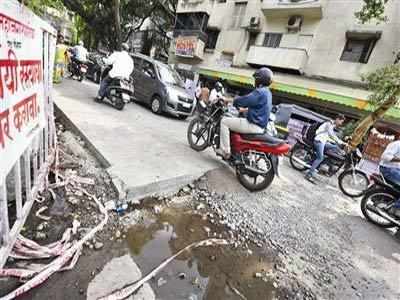 once again road digging Due to lack of coordination of municipal road and water supply department | महापालिकेच्या पथ व पाणी पुरवठा विभागाच्या समन्वयाअभावी रस्त्यांची ‘खोदाई पे खोदाई ’ once again road digging Due to lack of coordination of municipal road and water supply department | महापालिकेच्या पथ व पाणी पुरवठा विभागाच्या समन्वयाअभावी रस्त्यांची ‘खोदाई पे खोदाई ’