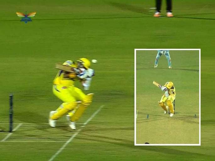 IPL 2022 T20 Match CSK vs LSG Live Score card Updates : Robin Uthappa starts the innings with a two boundary and Perfect bouncer by Avesh Khan; Ruturaj Gaikwad is run out for just 1 | Robin Uthappa , IPL 2022 CSK vs LSG Live : सलग दोन चौकार खेचणाऱ्या रॉबिन उथप्पाशी Avesh Khan असा वागला, CSKचा खेळाडू थोडक्यात वाचला