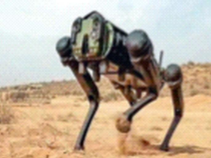 Robot 'dog' versus robot 'mule'! | रोबोट ‘कुत्रा’ विरुध्द रोबोट ‘खेचर’! Robot 'dog' versus robot 'mule'! | रोबोट ‘कुत्रा’ विरुध्द रोबोट ‘खेचर’!