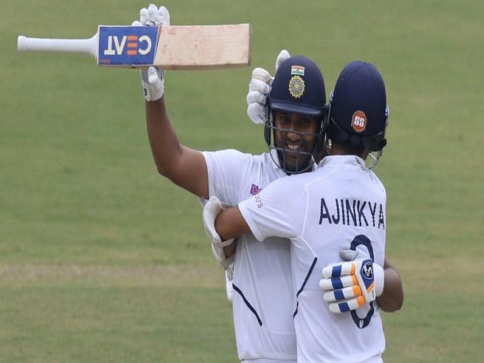 Sachin Tendulkar's applause on Rohit Sharma and Ajinkya Rahane's partnership | रोहित-अजिंक्यच्या पाठीवर सचिन तेंडुलकरची कौतुकाची थाप, म्हणाला...