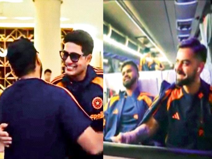 'Hey hero, kya hal hai bhai?', Rohit sharma- shubhman Gil hugged | ‘अरे हीरो, क्या हाल है भाई?’, रोहित-गिल यांनी मारली मिठी