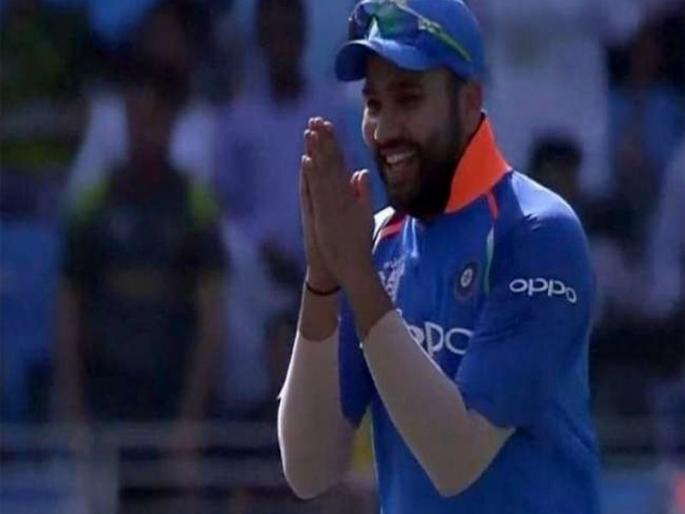 India vs Pakistan: why rohit sharma folding his hands in front of yuzvendra chahal | India vs Pakistan : पाकिस्तानविरुद्धच्या सामन्यात रोहित शर्माने जोडले चहलपुढे हात