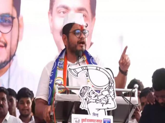 Maharashtra Assembly Election 2024 - Rohit Patil filed nomination form in Tasgaon Kavthe Mahankal Constituency, criticism on Ajit Pawar NCP Sanjaykaka Patil | ज्या माणसानं 'घड्याळ' बनवलं त्यानं सेल काढून टाकलेत; रोहित पाटील विरोधकांवर कडाडले Maharashtra Assembly Election 2024 - Rohit Patil filed nomination form in Tasgaon Kavthe Mahankal Constituency, criticism on Ajit Pawar NCP Sanjaykaka Patil | ज्या माणसानं 'घड्याळ' बनवलं त्यानं सेल काढून टाकलेत; रोहित पाटील विरोधकांवर कडाडले