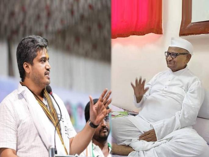 ncp sp group Rohit pawar replied anna hazare on criticism on sharad pawar | “स्वयंघोषित गांधी २०१४ नंतर गायब, खरे गांधीवादी असते तर...”; रोहित पवारांची अण्णा हजारेंवर टीका ncp sp group Rohit pawar replied anna hazare on criticism on sharad pawar | “स्वयंघोषित गांधी २०१४ नंतर गायब, खरे गांधीवादी असते तर...”; रोहित पवारांची अण्णा हजारेंवर टीका