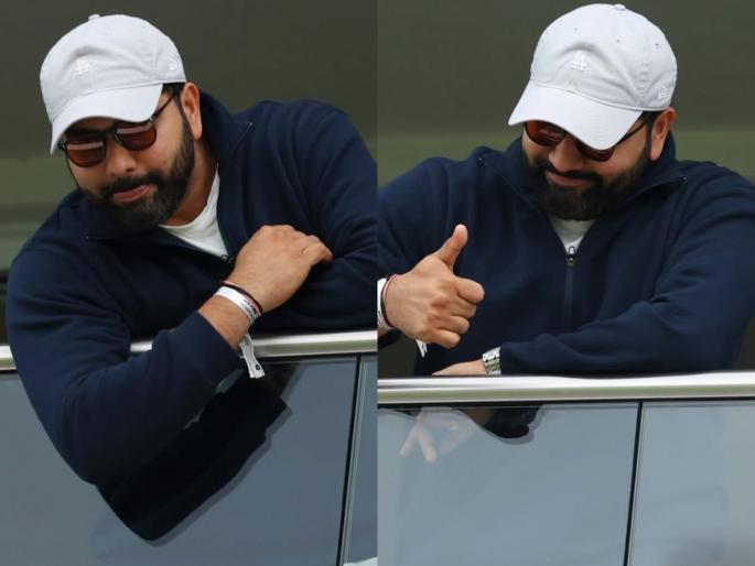 IND vs ENG 5th Test Rohit Sharma Attendance on Day 3 of the Oval Decider IND vs ENG 5th Test Pics And Video Goes Viral | VIDEO : एकदम कडक! ओव्हलच्या स्टेडियमवर दिसली हिटमॅन रोहितची झलक; अन्...
