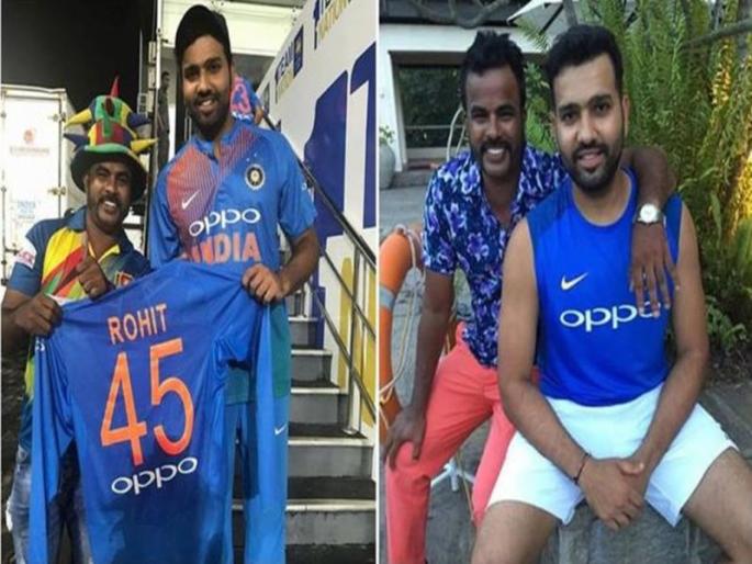 Rohit Sharma is not less than a hero for Sri Lankan's 'fan', something that everyone is doing is praising | श्रीलंकेच्या 'या' चाहत्यासाठी रोहित शर्मा एखाद्या हिरोपेक्षा कमी नाही, असं काही केलं की सर्वजण करत आहेत स्तुती