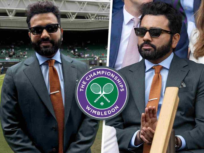 Rohit Sharma picture on Wimbledon official Instagram account became the most-liked post of the season Team India Mumbaikar Cricketer | जिथे जाऊ तिथे 'रेकॉर्ड'! मुंबईकर रोहित शर्माने 'विम्बल्डन'मध्ये पोहोचताच रचला मोठ्ठा इतिहास!!