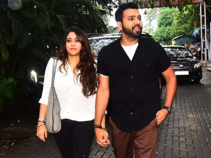 Rohit Sharma share romantic pic with wife Ritika; Hazel keech trolled Yuvraj singh | रोहितनं शेअर केला पत्नीसोबतचा रोमँटिक फोटो; त्यावरुन युवराज सिंगची पत्नी नाराज