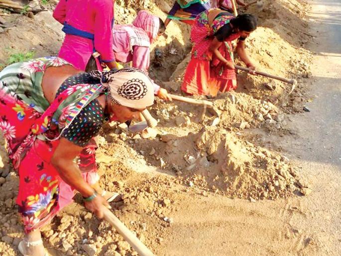 Roho's wages paid for seven months | रोहयोची मजुरी सात महिने रखडली Roho's wages paid for seven months | रोहयोची मजुरी सात महिने रखडली