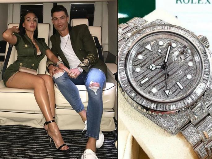 football champ Cristiano Ronaldo’s latest arm candy costs as much as a flat in Mumbai | ख्रिस्तियानो रोनाल्डोच्या घड्याळाची किंमत ऐकून येईल चक्कर, मुंबईत खरेदी कराल एक घर football champ Cristiano Ronaldo’s latest arm candy costs as much as a flat in Mumbai | ख्रिस्तियानो रोनाल्डोच्या घड्याळाची किंमत ऐकून येईल चक्कर, मुंबईत खरेदी कराल एक घर