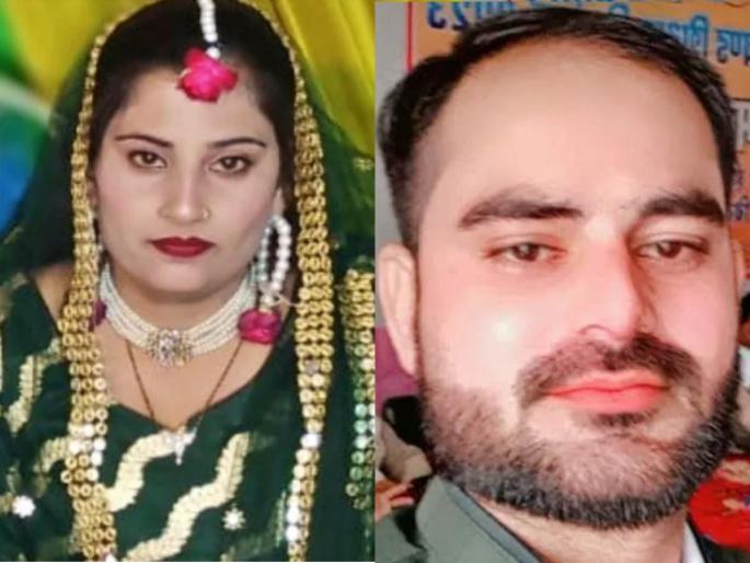 room locked child crying inside corpse discovered hamirpur roshni murder case moinuddin | खळबळजनक! बायकोची हत्या; मृतदेहासह दीड वर्षांच्या लेकाला खोलीत बंद करून पळाला नवरा