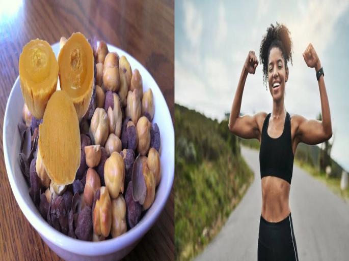 Benefits of eating rosted chana and jaggery | पोट साफ होण्यासाठी फायदेशीर चणे आणि गुळ, इतर फायदे वाचून व्हाल अवाक् Benefits of eating rosted chana and jaggery | पोट साफ होण्यासाठी फायदेशीर चणे आणि गुळ, इतर फायदे वाचून व्हाल अवाक्