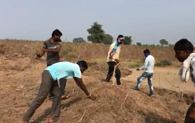 Eventually the youth moved forward and paved the road | अखेरीस युवक पुढे सरसावले आणि तयार केला पांदण रस्ता Eventually the youth moved forward and paved the road | अखेरीस युवक पुढे सरसावले आणि तयार केला पांदण रस्ता