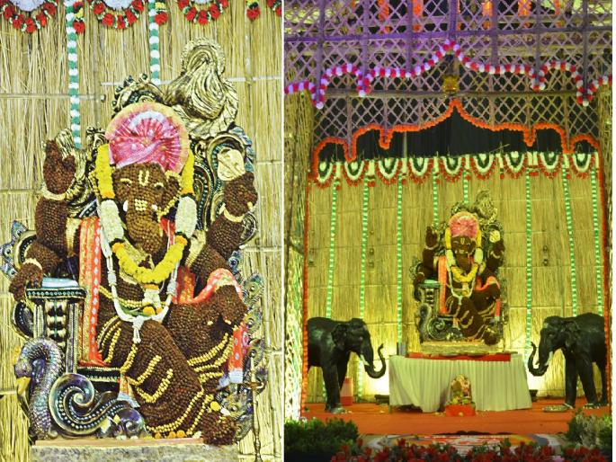 Let's go to Khadakeshwar Maidan for darshan of Ashtavinayaka and Ganapati of 11 thousand Rudrakshas | ११ हजार रुद्राक्षांचा गणपती अन् अष्टविनायकाच्या दर्शनासाठी चला खडकेश्वर मैदानावर Let's go to Khadakeshwar Maidan for darshan of Ashtavinayaka and Ganapati of 11 thousand Rudrakshas | ११ हजार रुद्राक्षांचा गणपती अन् अष्टविनायकाच्या दर्शनासाठी चला खडकेश्वर मैदानावर