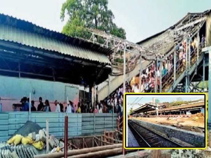 platform widening at dadar station passenger inconvenience crowd is increasing day by day | दादर स्थानकात फलाट रुंदीकरणाने घाम फोडला; प्रवाशांची गैरसोय  platform widening at dadar station passenger inconvenience crowd is increasing day by day | दादर स्थानकात फलाट रुंदीकरणाने घाम फोडला; प्रवाशांची गैरसोय