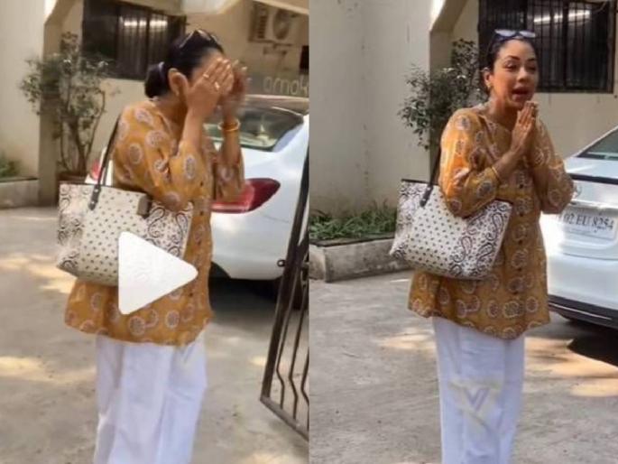 anupamaa actress rupali ganguly say no photos please to media photographers | 'माझे फोटो काढू नका'; 'या' कारणामुळे रुपाली गांगुलीवर आली तोंड लपवायची वेळ anupamaa actress rupali ganguly say no photos please to media photographers | 'माझे फोटो काढू नका'; 'या' कारणामुळे रुपाली गांगुलीवर आली तोंड लपवायची वेळ