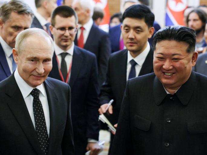 If you approach Russia North Korea's Kim Jong-un warns America, Japan | 'जर तुम्ही रशियाकडे...', उत्तर कोरियाच्या किम जोंग यांचा अमेरिका, जपानला इशारा If you approach Russia North Korea's Kim Jong-un warns America, Japan | 'जर तुम्ही रशियाकडे...', उत्तर कोरियाच्या किम जोंग यांचा अमेरिका, जपानला इशारा