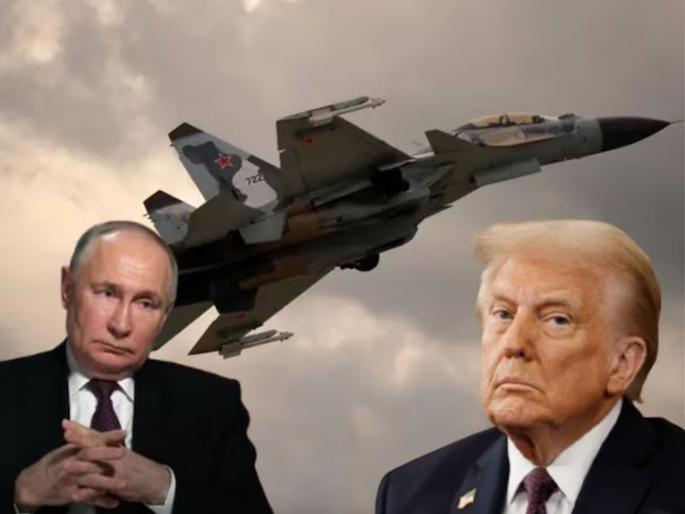 Vladimir Putin shock before Donald Trump meeting; Russian Su-30SM Crashes South of Snake Island in the Black Sea - Ukraine claim | डोनाल्ड ट्रम्प भेटीपूर्वी व्लादिमीर पुतिन यांचा झटका; ४१५ कोटींचं लढाऊ विमान 'गायब'? 