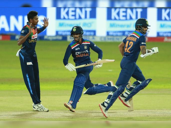 India vs SL 2nd T20I live : India post 132/5 (Dhawan 40, Padikkal 29) against Sri Lanka (Dananjaya 2/29) in Colombo | IND Vs SL 2nd T20I Live : शिखर धवननं जबाबदारी सांभाळली, पण त्याला साथ नाही मिळाली; श्रीलंकेच्या गोलंदाजांची भारी कामगिरी