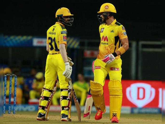 IPL 2021, CSK vs KKR T20 Live : Fifty from Ruturaj Gaikwad & Faf du Plessis, CSK posted 220 for 3 from 20 overs | IPL 2021, CSK vs KKR T20 Live: फॅफ ड्यू प्लेसिस, ऋतुराज गायकवाडनं KKRला धु धु धुतले, CSKनं तगडं आव्हान उभं केलं