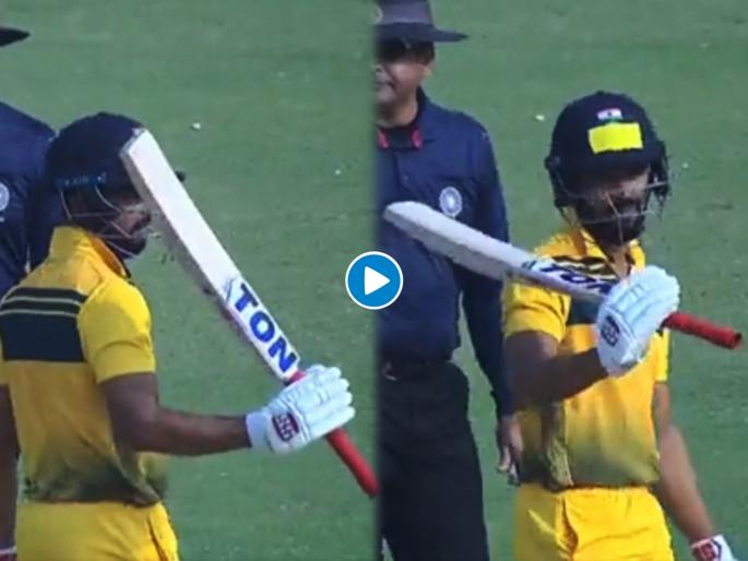 Vijay Hazare Trophy : Ruturaj Gaikwad 136 off 112 Balls with 14 fours & 4 sixes against Madhya Pradesh, Maharashtra won by 5 wickets | Ruturaj Gaikwad : नाद करायचा नाय...; ऋतुराज गायकवाडनं एकट्यानं मॅच फिरवली, १८ चेंडूंत ८० धावांची आतषबाजी केली